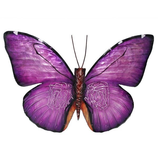 Eangee Home Design esh128 Butterfly Wall Purple, Eco Style Home, Mfr#: m2051